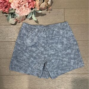 Gray Patterned Men’s Shorts
